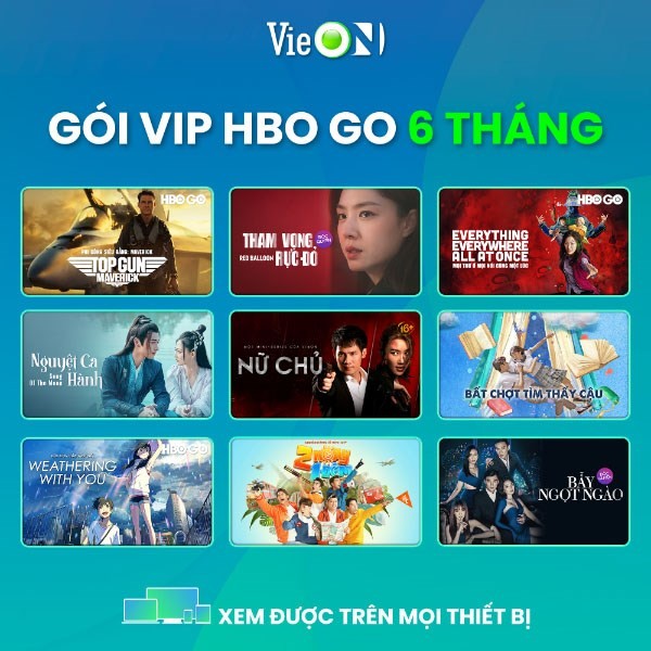 mua tài khoản Vieon HBO GO giá rẻ