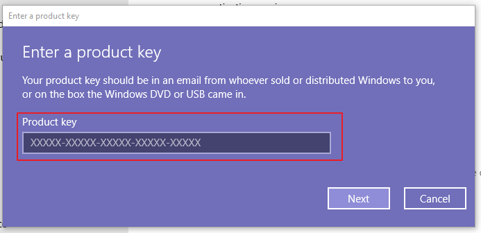 buoc 4 nhap key