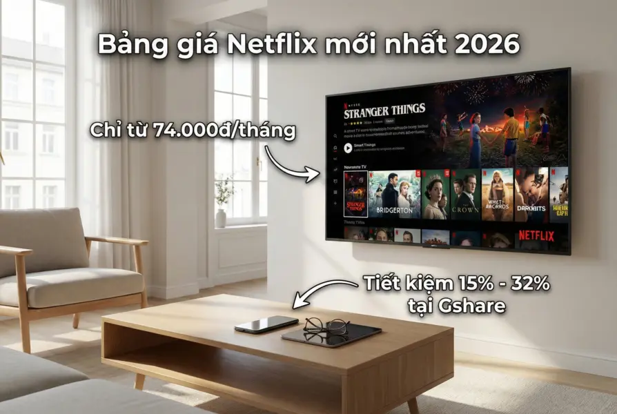 bảng giá netflix mới n hất