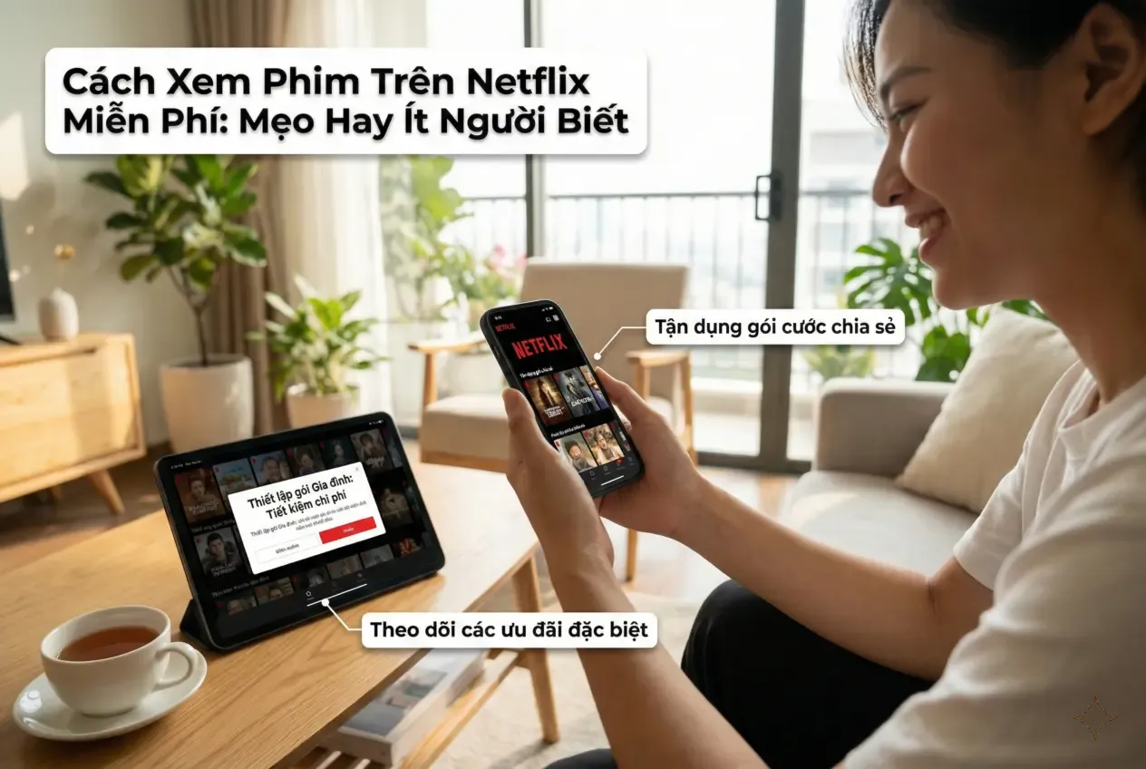 cách xem phim netflix miễn phí