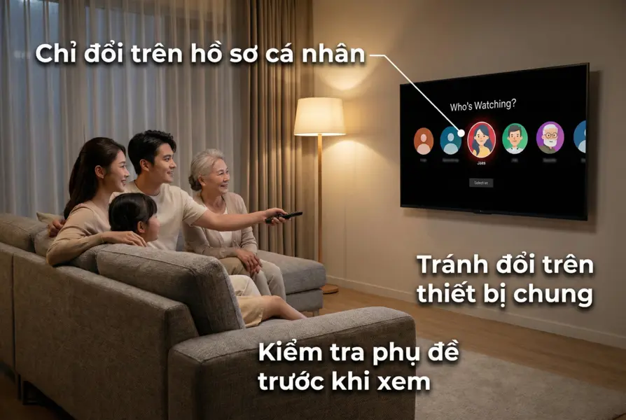 Những Điều Không Nên Làm Khi Đổi Ngôn Ngữ Netflix