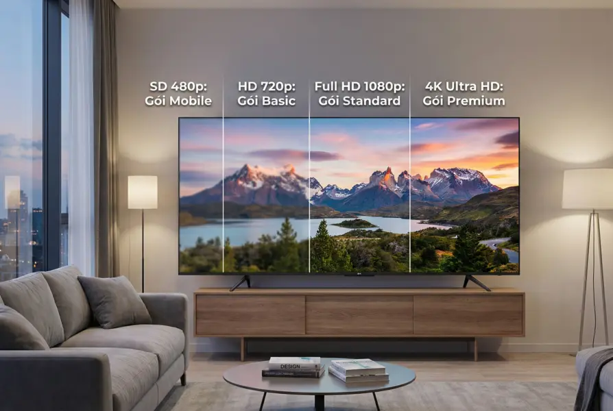 gia netflix 3 Chất Lượng Hình Ảnh: SD vs HD vs Full HD vs 4K