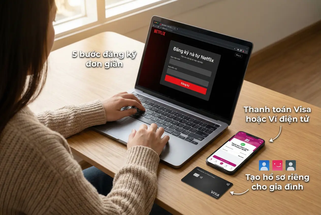 Cách Đăng Ký Netflix Tại Việt Nam